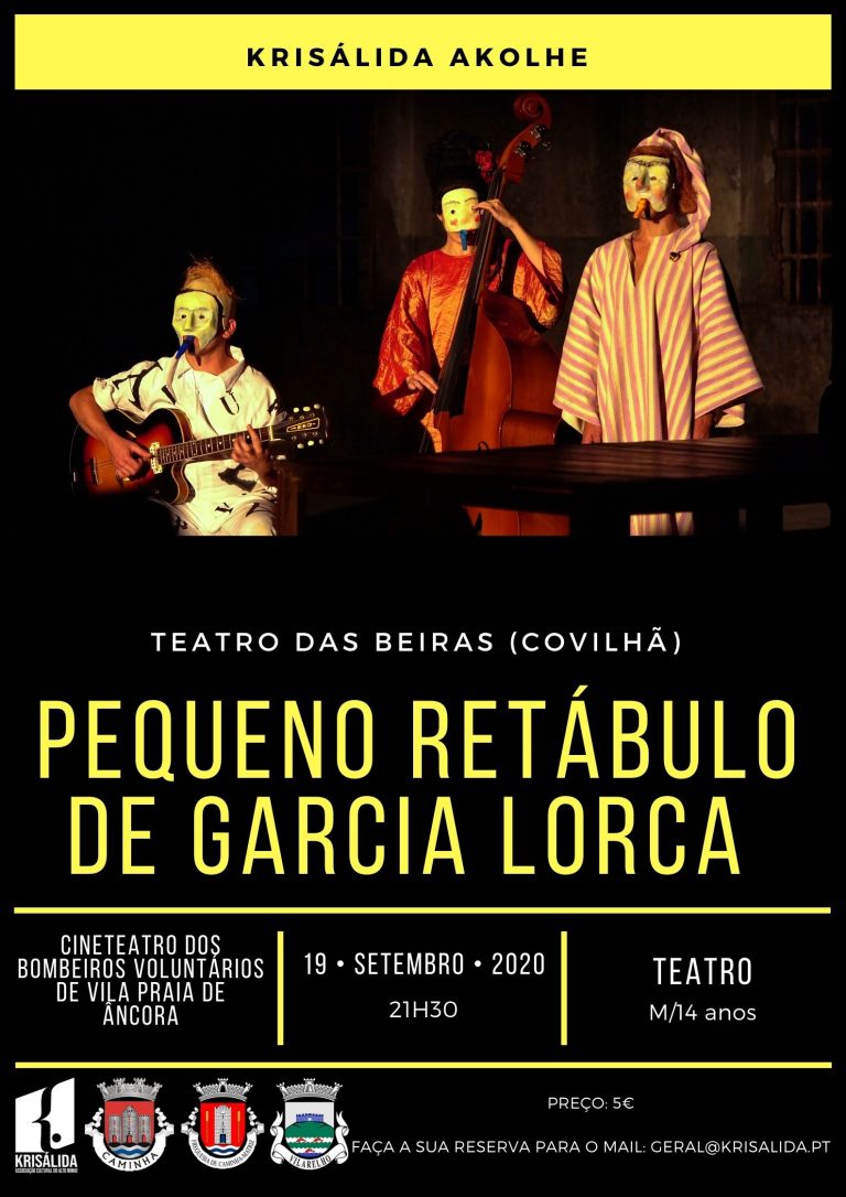 Cartaz acolhimento Teatro das Beiras